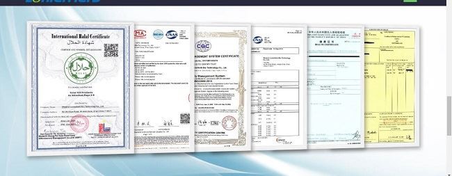 Luteolin 98% Powder certificate